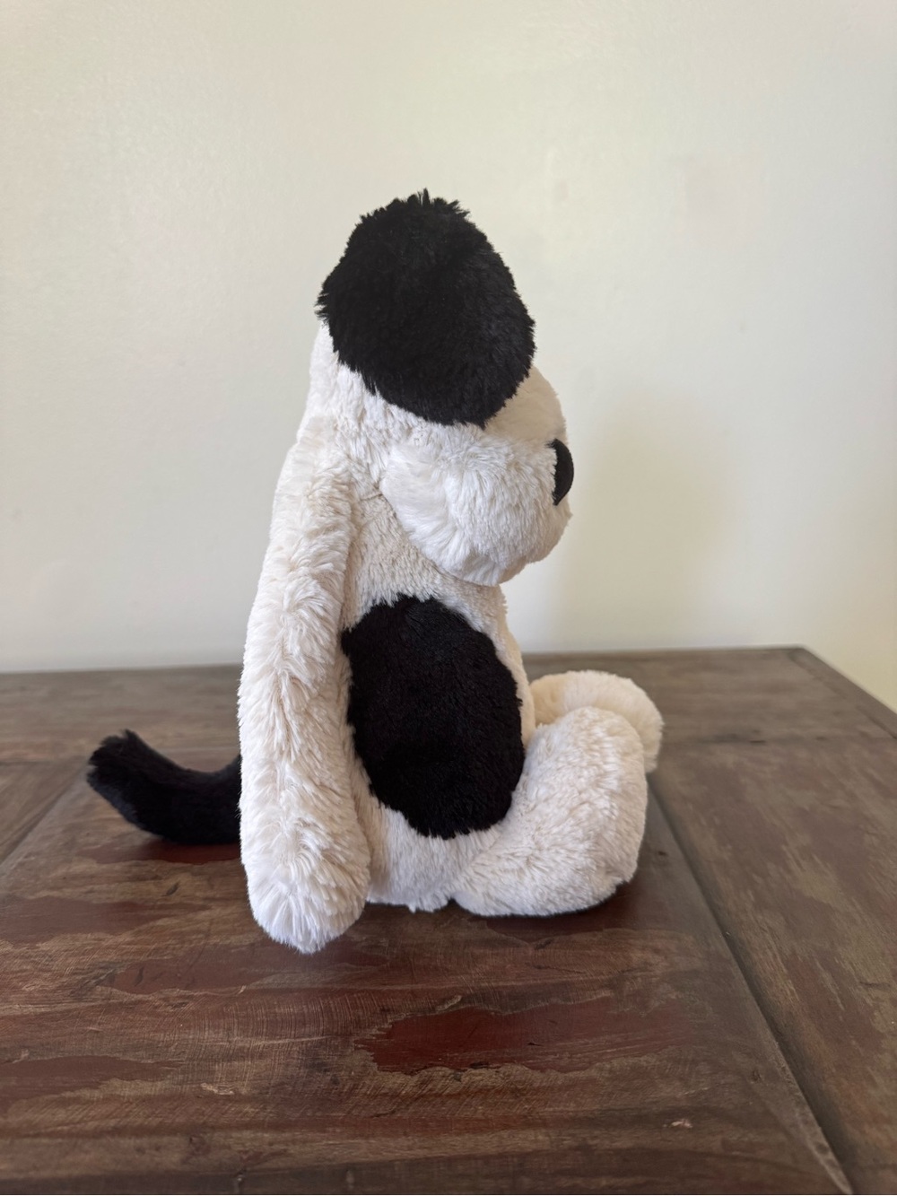 Jellycat Bashful Black & Cream Puppy Dog 9” plush toy stuffed‎ animal baby kids - Picture 4 of 7